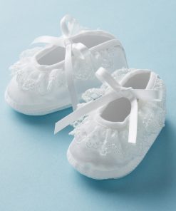 Ceremony collection- Lace Embellished Baby Shoes